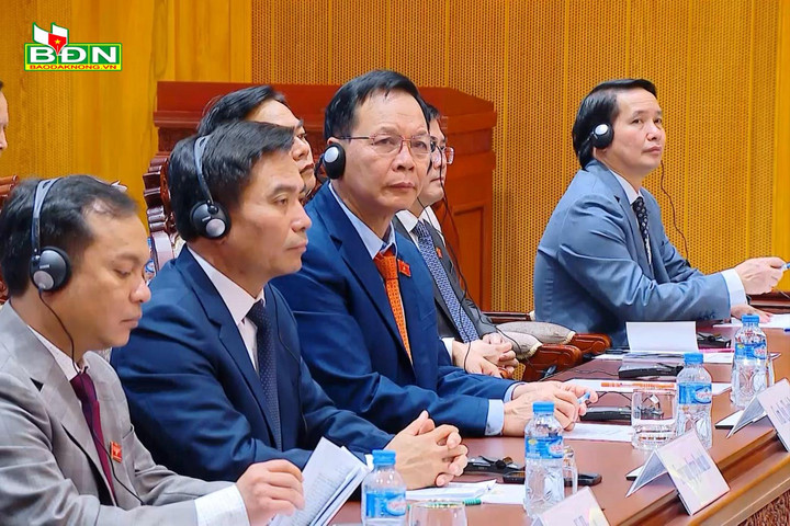 Đồng chí Ngô Thanh Danh tham gia Đoàn đại biểu cấp cao Quốc hội Việt Nam thăm, làm việc tại Lào