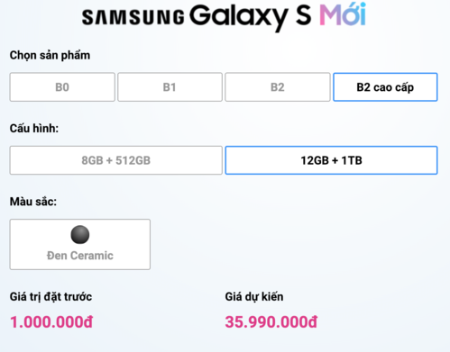 Galaxy S10 ở Việt Nam được chào bán sớm 10 ngày trước khi ra mắt, với 5 phiên bản khác nhau.