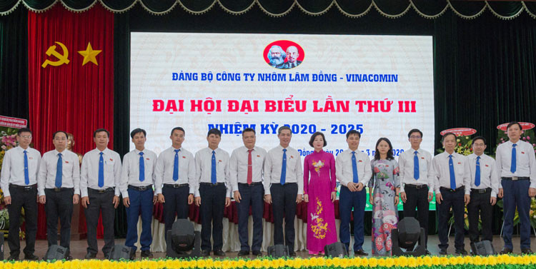 Ban Chấp hành Đảng bộ Công ty Nhôm Lâm Đồng khóa III ra mắt 