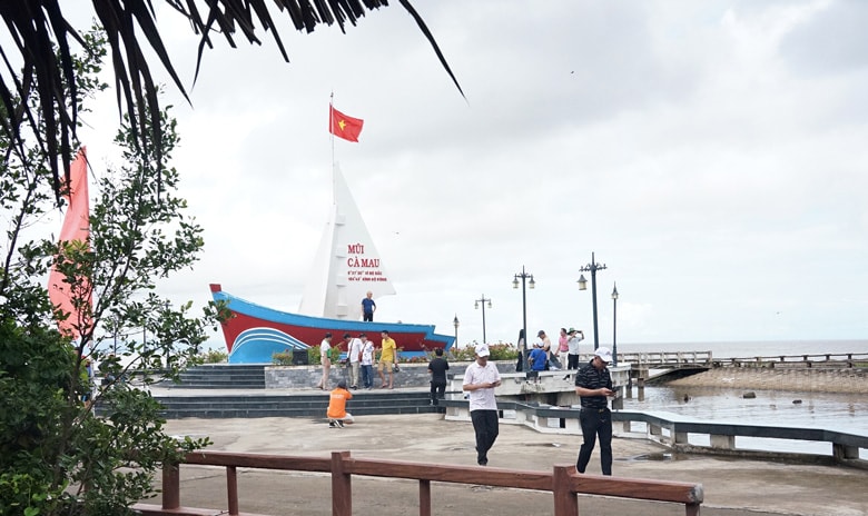 Biểu tượng Mũi Cà Mau, địa đầu cực Nam của Tổ Quốc
