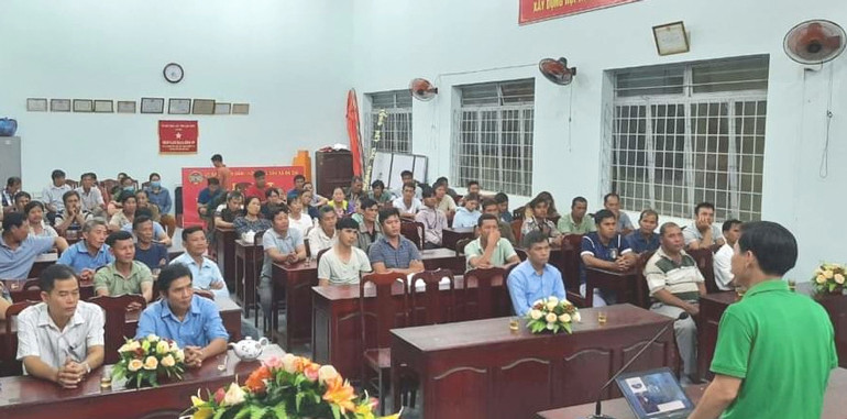 Triển khai xây dựng, quản lý mã vùng trồng cho sản phẩm sầu riêng cho nông dân 