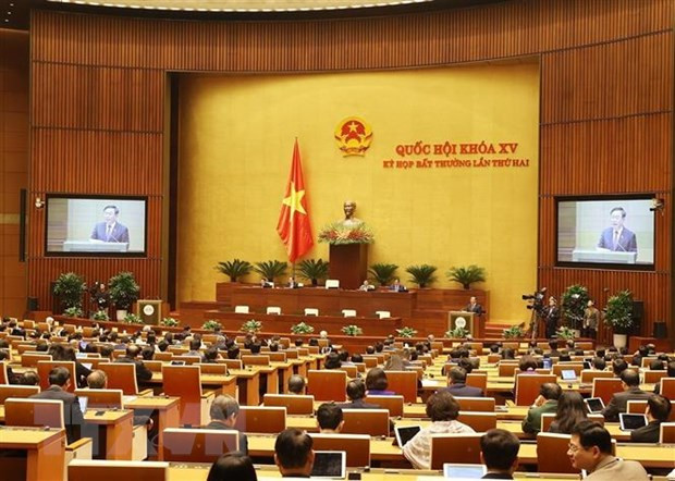 Chủ tịch Quốc hội Vương Đình Huệ phát biểu bế mạc Kỳ họp bất thường lần thứ hai, Quốc hội khóa XV