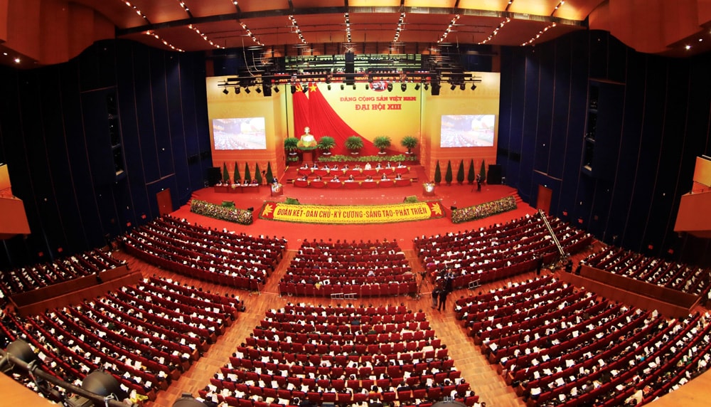Quang cảnh Đại hội Đảng toàn quốc lần thứ XIII. Ảnh: Tư liệu