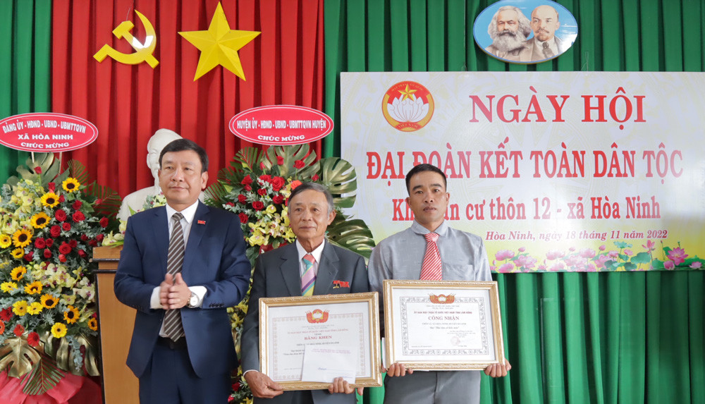 Việc thực hiện Chỉ thị số 23 đã góp phần đưa Thôn 12, xã Hòa Ninh trở thành điển hình trong xây dựng nông thôn mới, đô thị văn minh