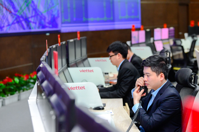 Trung tâm vận hành khai thác toàn cầu Viettel chịu trách nhiệm vận hành và đảm bảo chất lượng mạng, chất lượng dịch vụ tại Việt Nam và 10 thị trường nước ngoài. Ảnh: Viettel