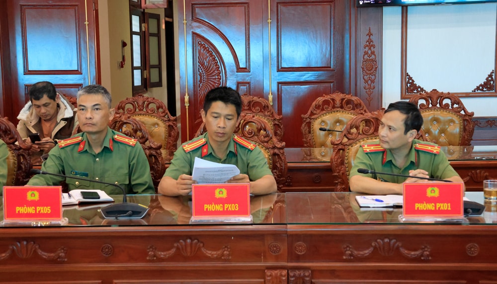 Các đại biểu dự hội nghị tại điểm cầu tỉnh Lâm Đồng