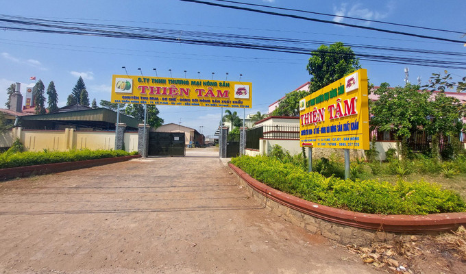 Công ty TNHH Thương mại Nông sản Thiện Tâm là một trong 2 cơ sở đóng gói tại tỉnh Đắk Nông kiểm tra, cấp mã trong đợt này. Ảnh: Quang Yên.