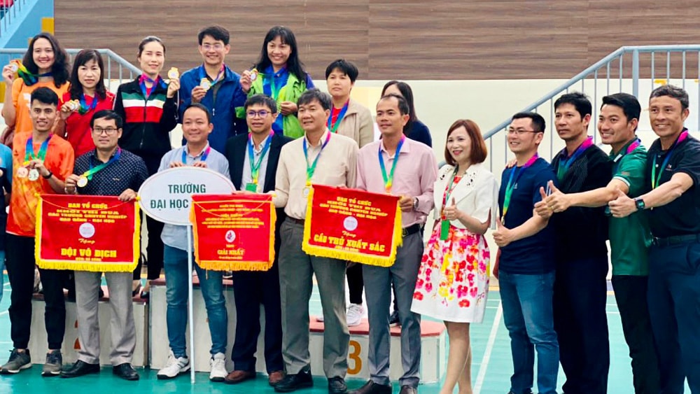 Trường Đại học Đà Lạt đạt nhiều giải cao tại hội thao