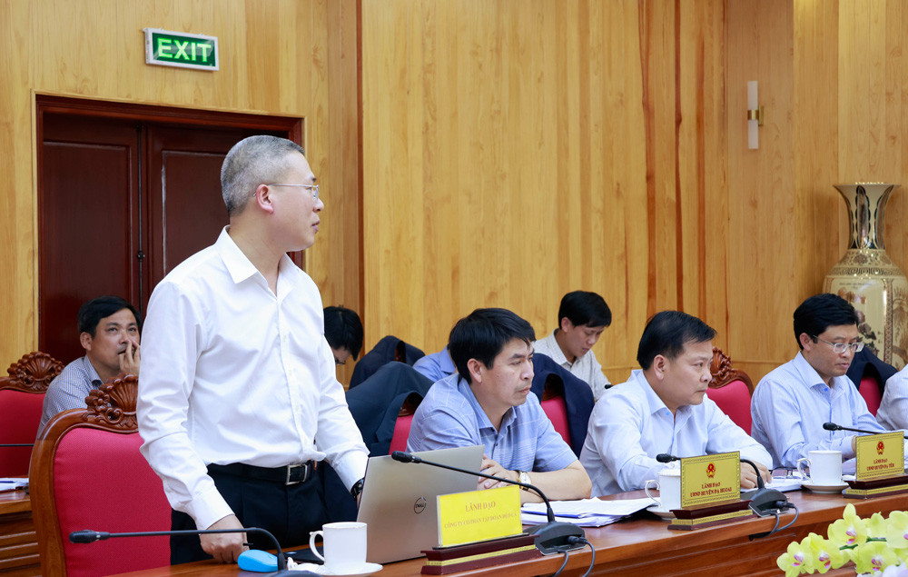 Lãnh đạo Tập đoàn Đèo Cả phát biểu