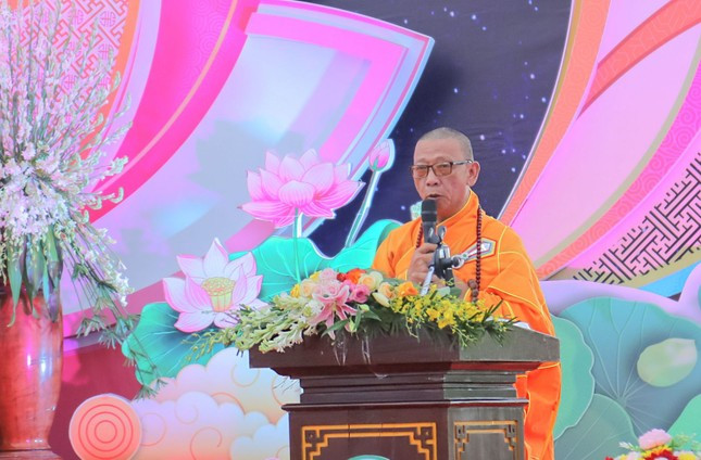  Đắk Nông: Ban Trị sự Phật giáo tỉnh trang nghiêm tổ chức Đại lễ Phật đản và diễu hành xe hoa ảnh 3