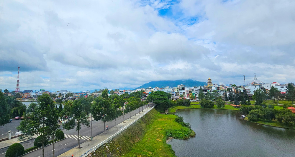 Một góc trung tâm TP Bảo Lộc