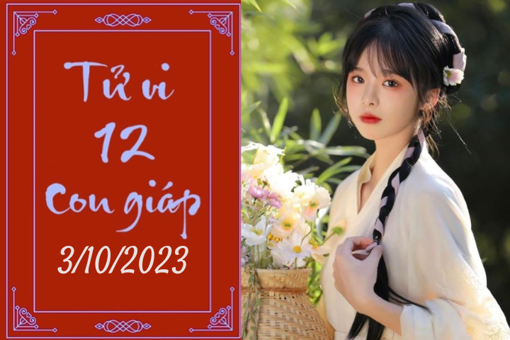 Tử vi vui 12 con giáp thứ 3 ngày 3/10/2023: Dần lo nghĩ, Mão may mắn