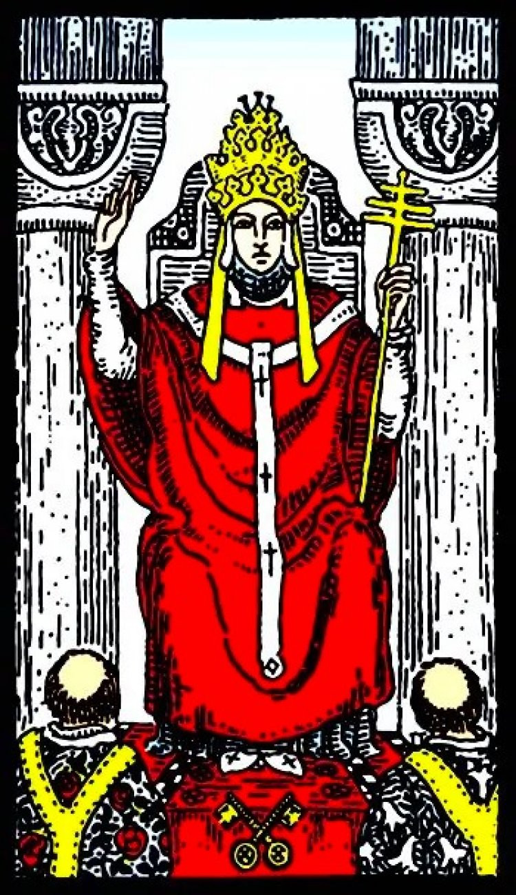 Lá Bài The Hierophant - Ý Nghĩa Tình yêu, Sức khỏe và Công Việc