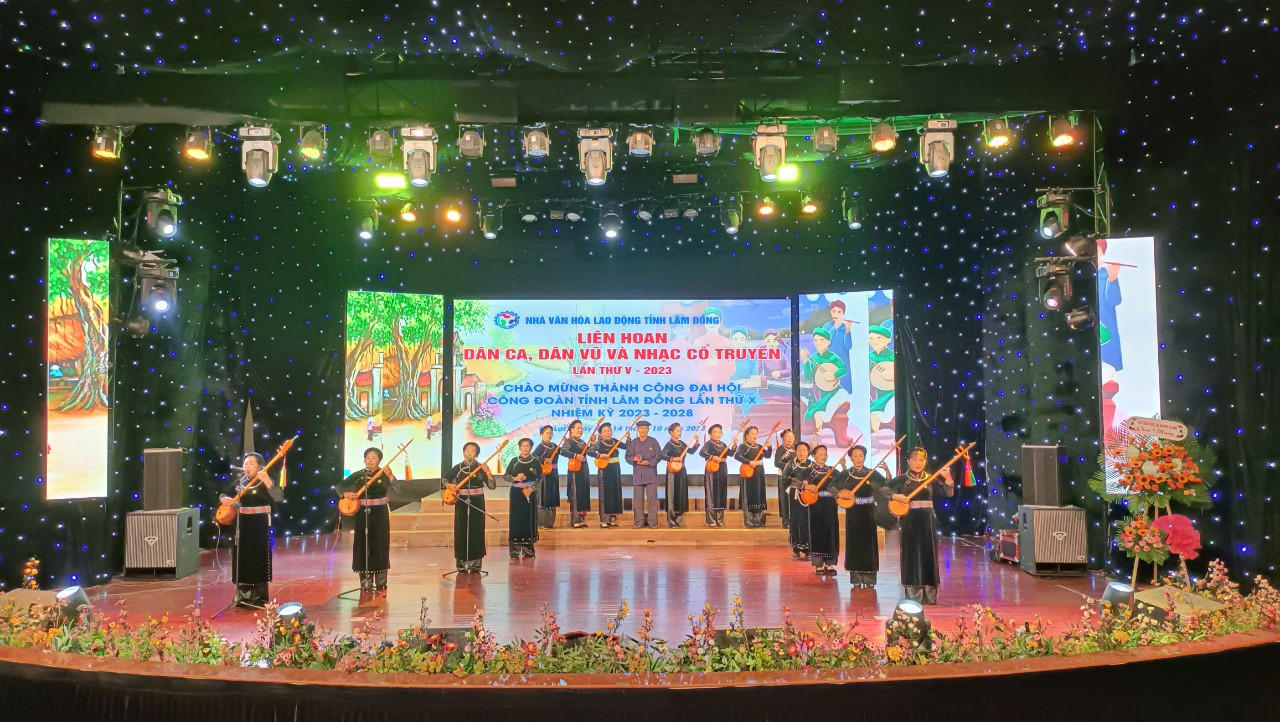 Nhà văn hóa Lao động Lâm Đồng tổ chức liên hoan dân ca lần thứ V