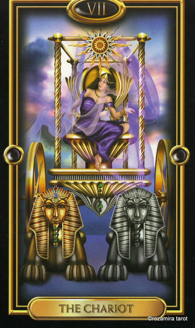 Ý Nghĩa Lá Bài The Chariot Trong Bộ Bài The Gilded Tarot: Cỗ Xe Chiến Thắng | Tarot Huyền Bí - Dạy Xem Bói Lá Bài Tarot, Runes, Lenormand và Oracle Decks