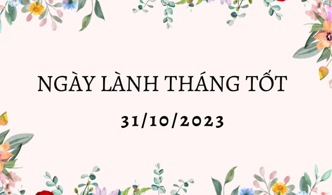 Xem ngày lành tháng tốt 31/10/2023: Rất ít sao đẹp nên việc quan trọng cần đợi ngày khác