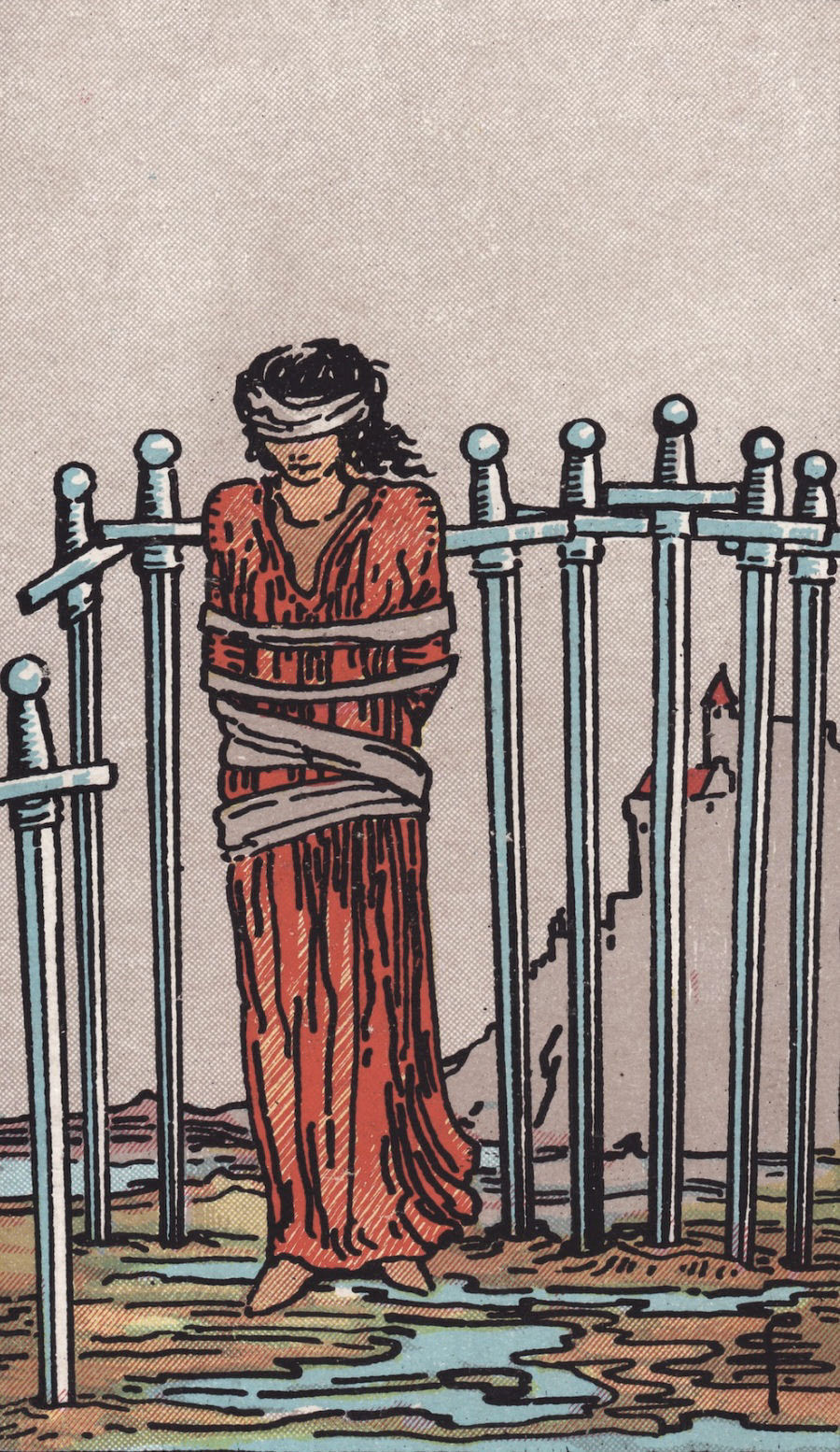 Incandescent Tarot - Eight of Swords Tarot Card Meanings