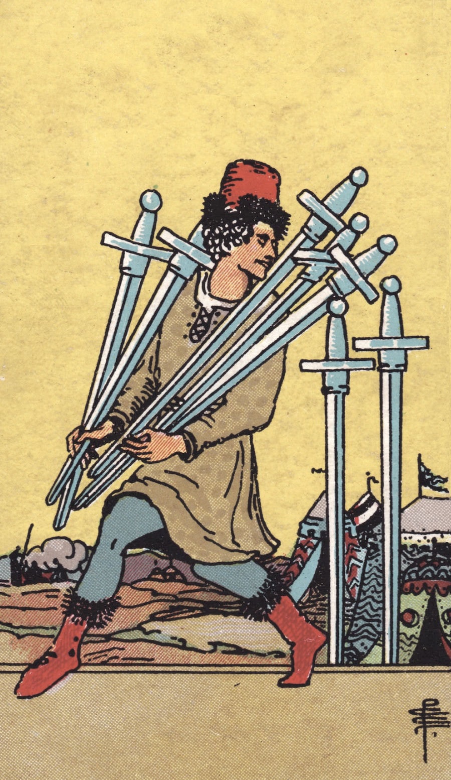 Tarot Reflections: The Seven of Swords — Incandescent Tarot