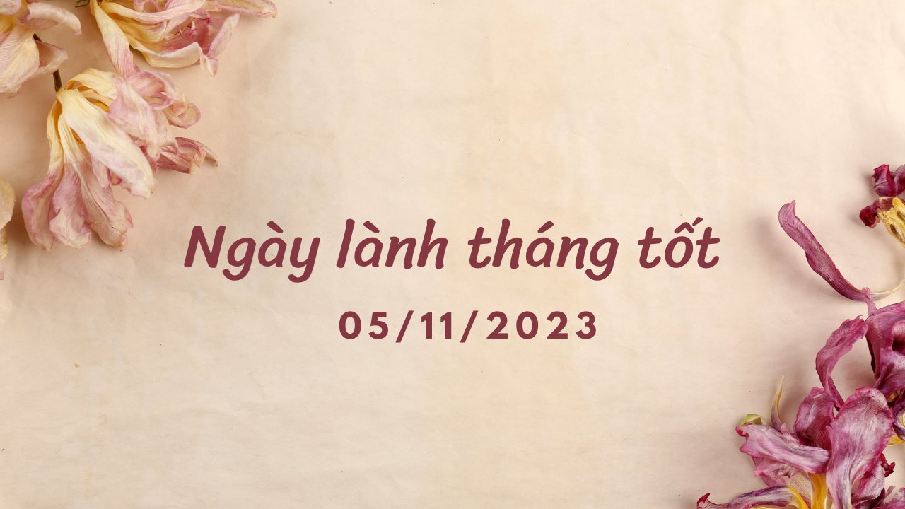 Xem ngày lành tháng tốt 5/11/2023: Đây là ngày xấu, không nên làm việc lớn