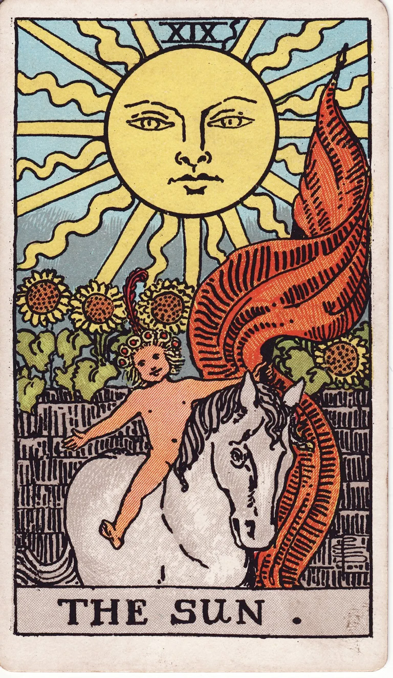 Ý nghĩa lá bài The Sun (Mặt Trời) trong Tarot - Bộ Ẩn Chính