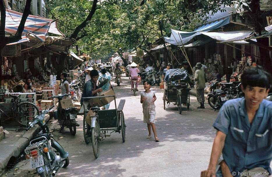 Hà Nội - Old Town: đường phố Wooded