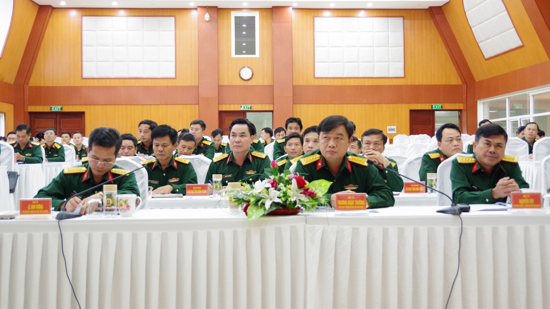 Đại diện Bộ CHQS 3 tỉnh: Lâm Đồng, Ninh Thuận, Bình Thuận tham dự Hội nghị