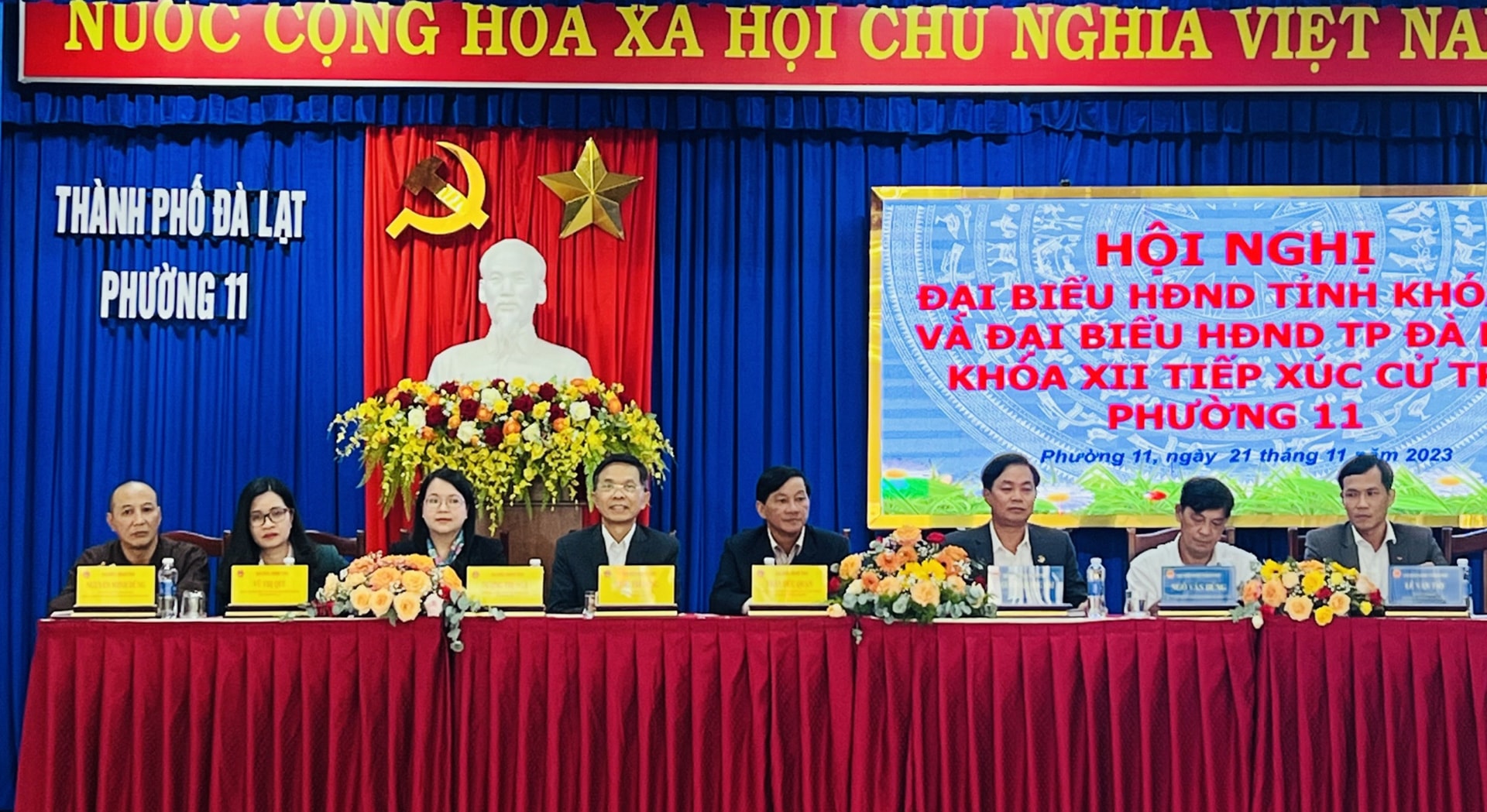 Đại biểu HĐND tỉnh và thành phố Đà Lạt tiếp xúc cử tri phường 11