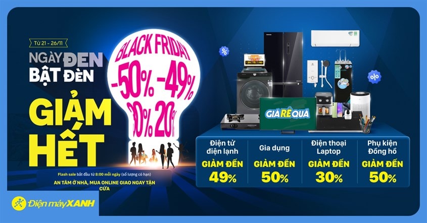 BLACK FRIDAY: NGÀY ĐEN BẬT ĐÈN GIẢM HẾT