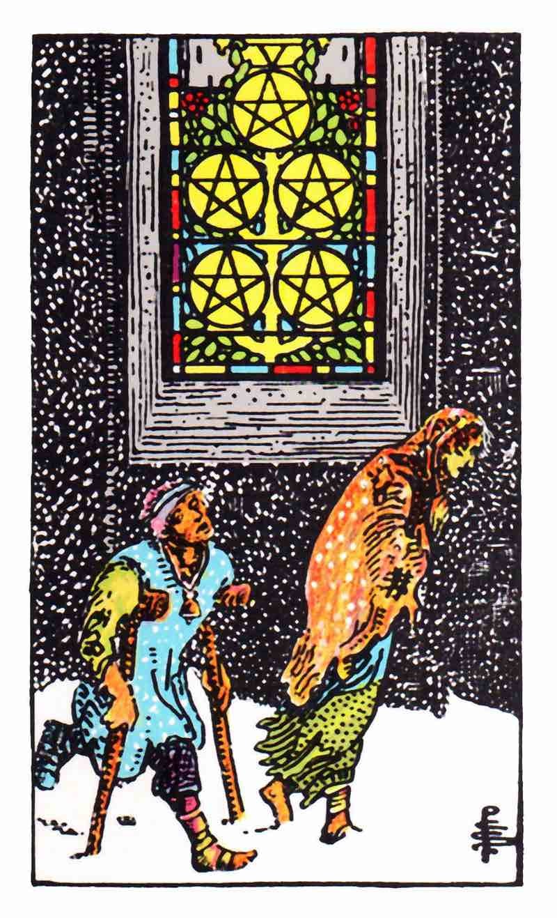 Five of Pentacles Tarot Card Meaning