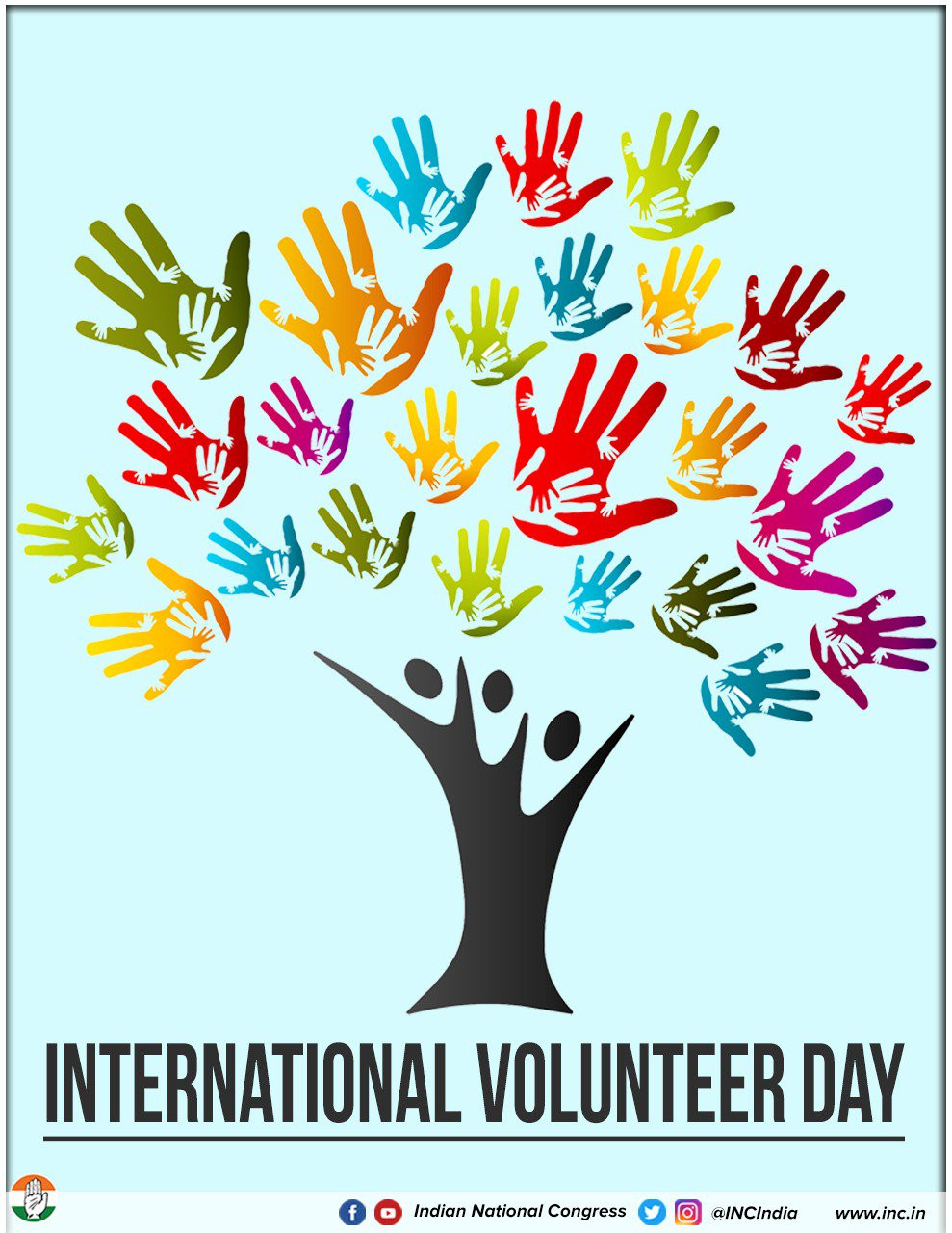 X 上的Congress：「On International Volunteer Day we thank the continued support & dedication we receive from the many volunteers who devote their time for the betterment of the Congress party. https://t.co/YsS3xJ9lZA」 /