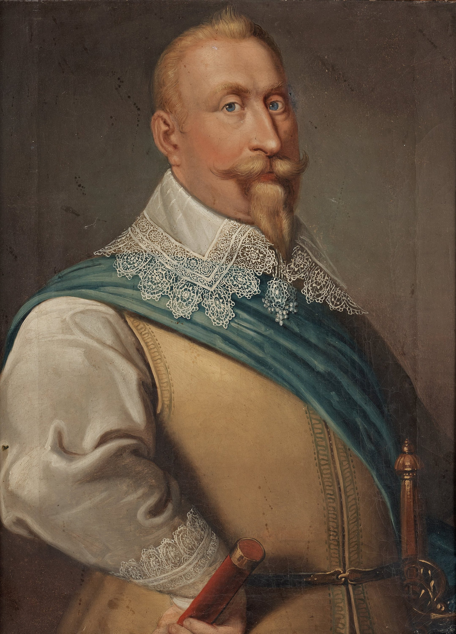 Jacob van der Doordt Hans art, Kung Gustav II Adolf (1594-1632). - Bukowskis