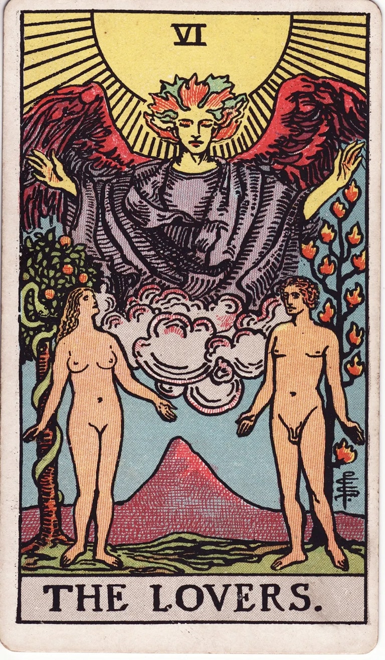 Ý nghĩa lá bài The Lovers trong Tarot - Bộ Ẩn Chính