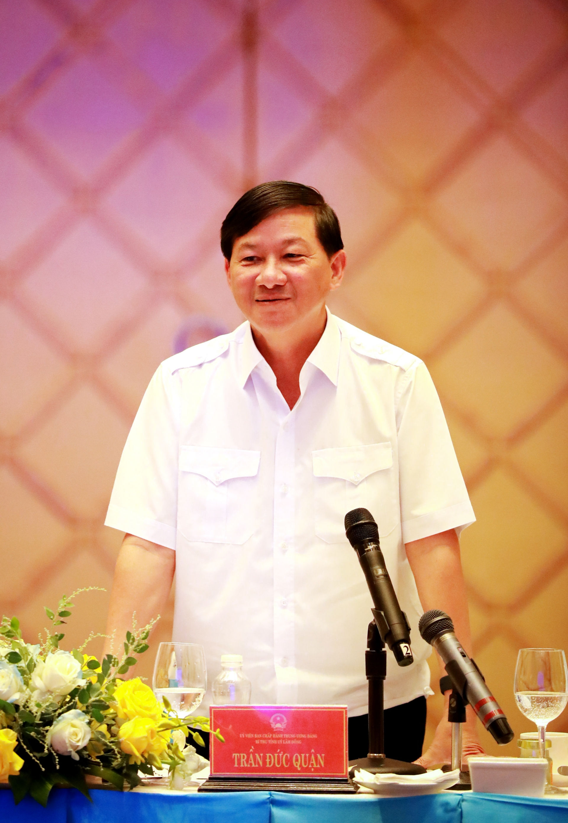 Bí thư Tỉnh uỷ Lâm Đồng phát biểu
