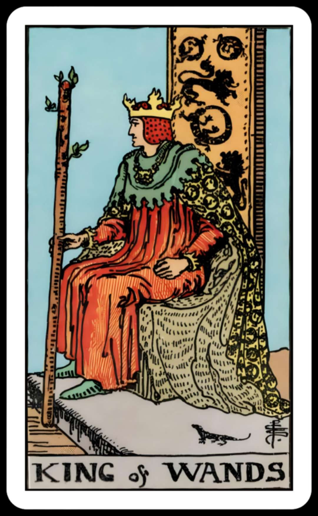 King of Wands — Daily Tarot Draw