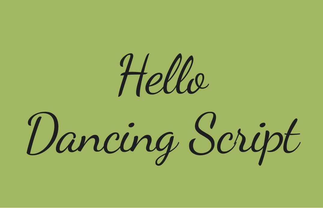 Reviewing Dancing Script: Lively Casual Script Perfect for Getting Attention - FontDiscovery