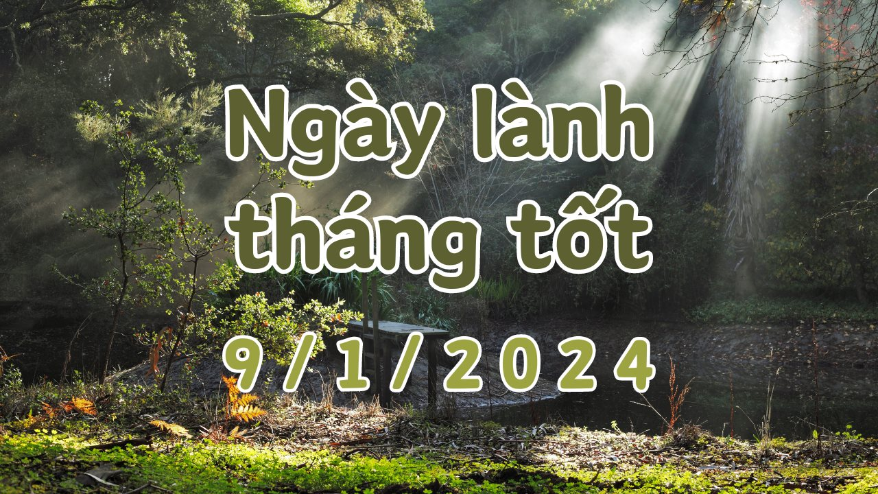 Xem ngày lành tháng tốt 9/1/2024: Đây là ngày bình thường, có thể làm tất cả các việc quan trọng như khai trương, cưới hỏi, xuất hành, chuyển nhà...