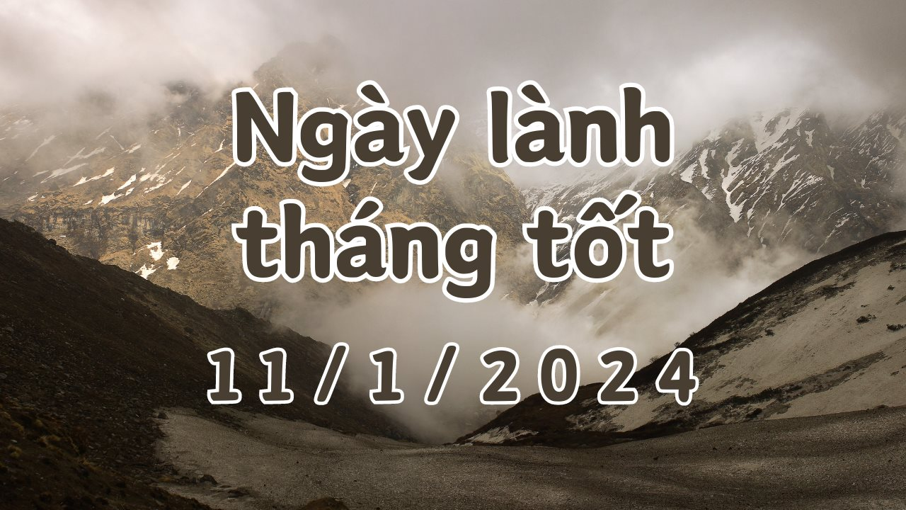 Xem ngày lành tháng tốt 11/1/2024: Đây là ngày tốt, có thể làm bất kì việc quan trọng gì như cưới gả, khởi công, khai trương