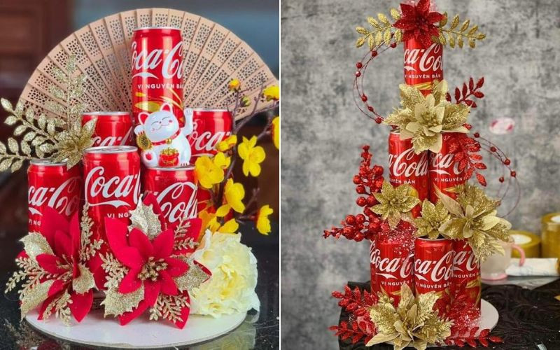 Mẫu tháp nước ngọt Coca Cola