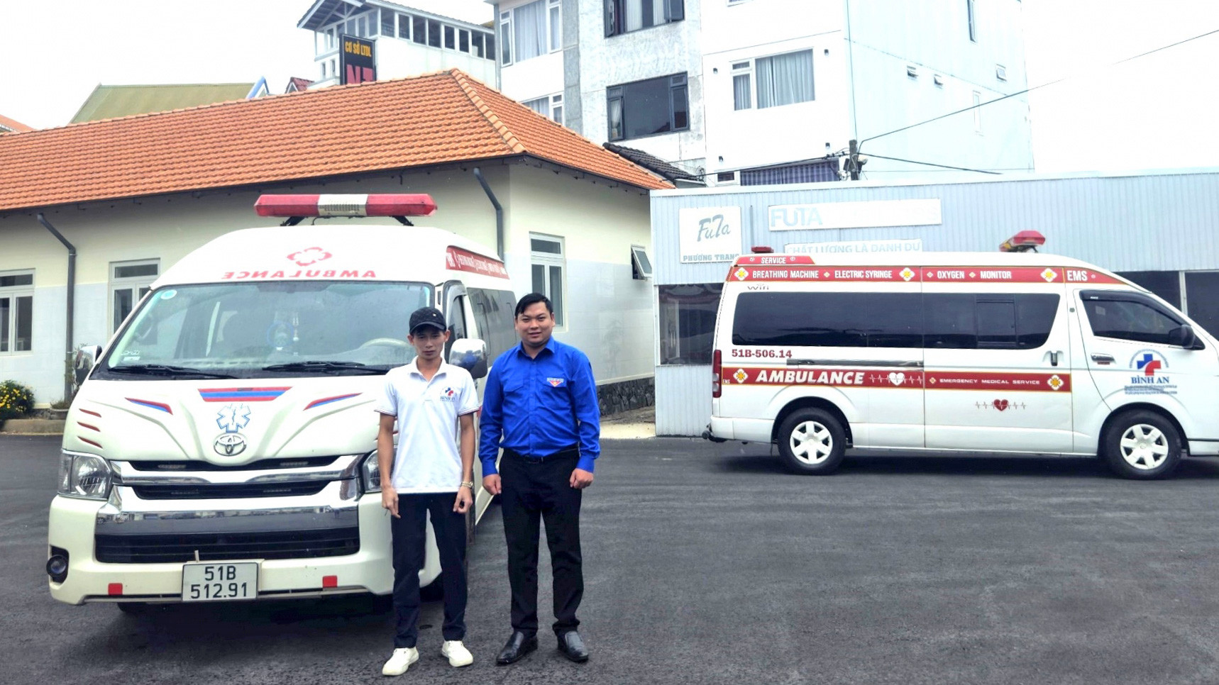 Mô hình Xe cứu thương nghĩa tình hỗ trợ vận chuyển các bệnh nhân có hoàn cảnh khó khăn, các ca cấp cấp khẩn cấp