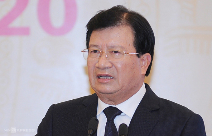 Nguyên Phó thủ tướng Trịnh Đình Dũng, tháng 1/2020. Ảnh: Anh Duy