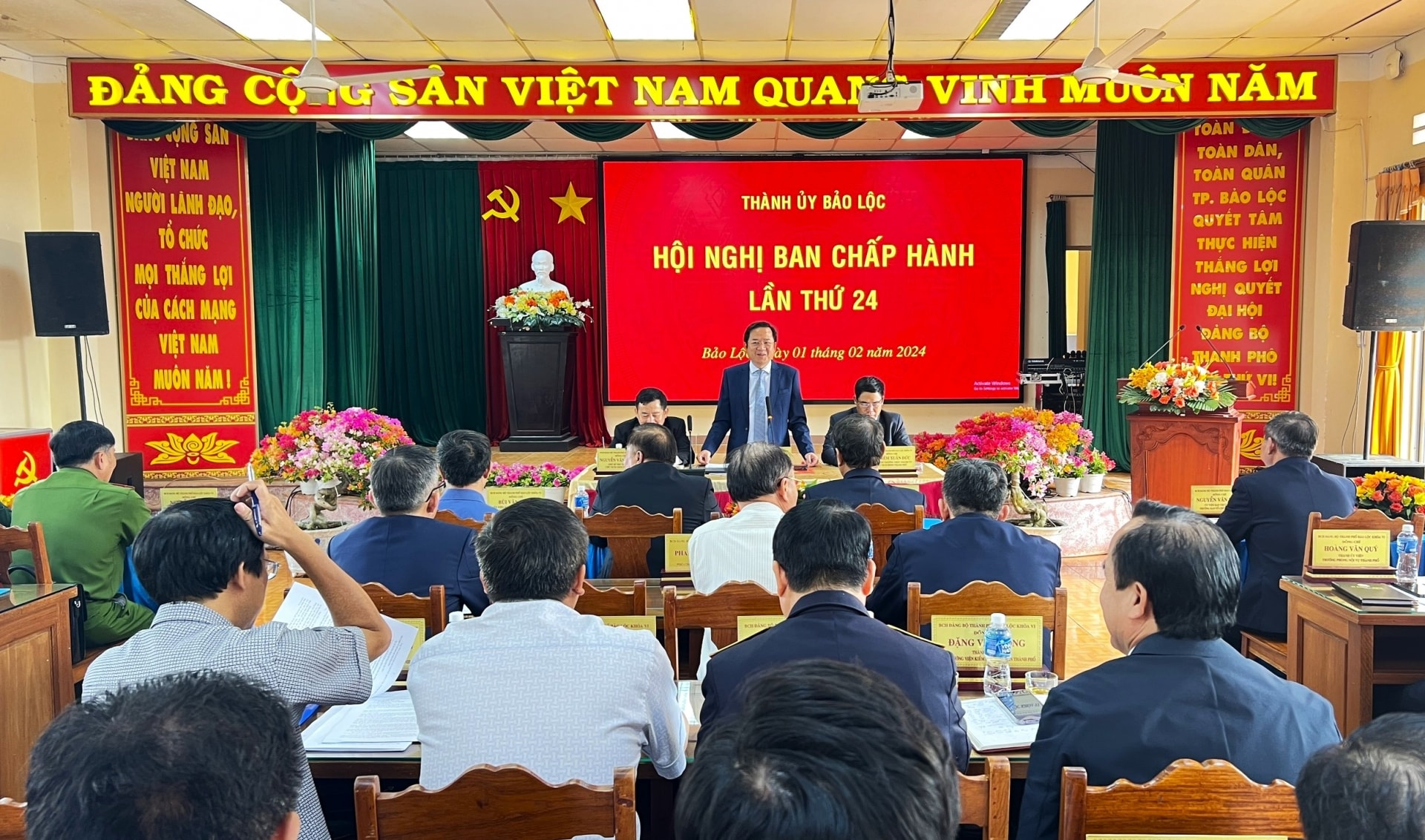 Hội nghị Ban Chấp hành Đảng bộ TP Bảo Lộc khóa VI, lần thứ 24