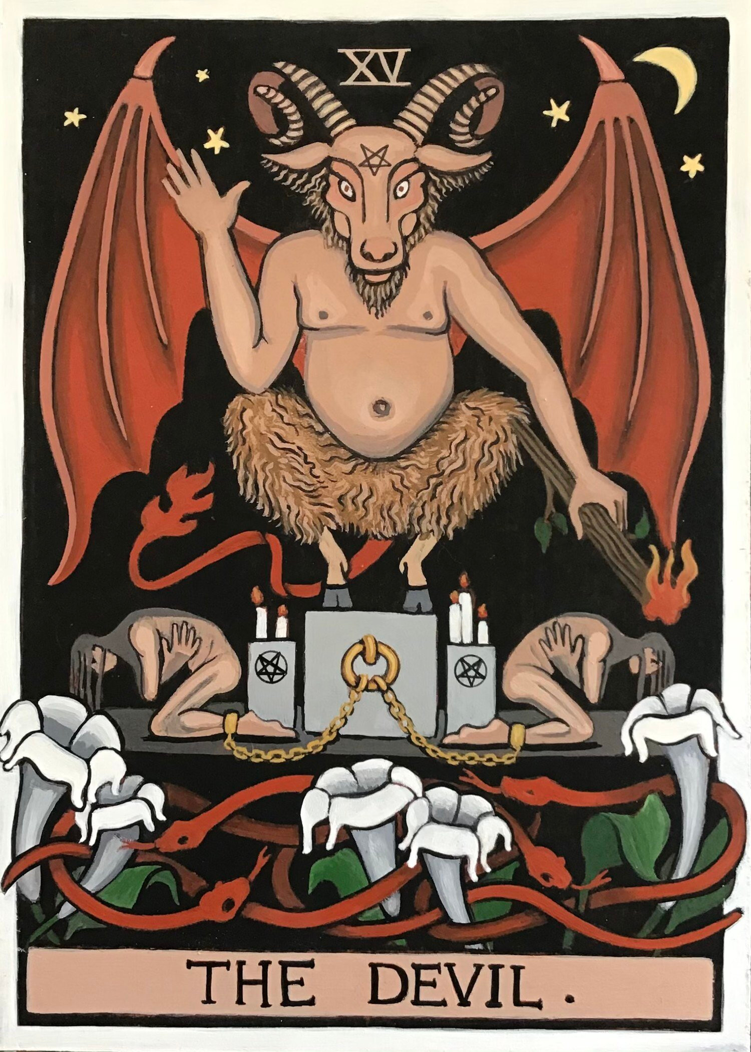 The Devil Tarot — Erica Peebus Art