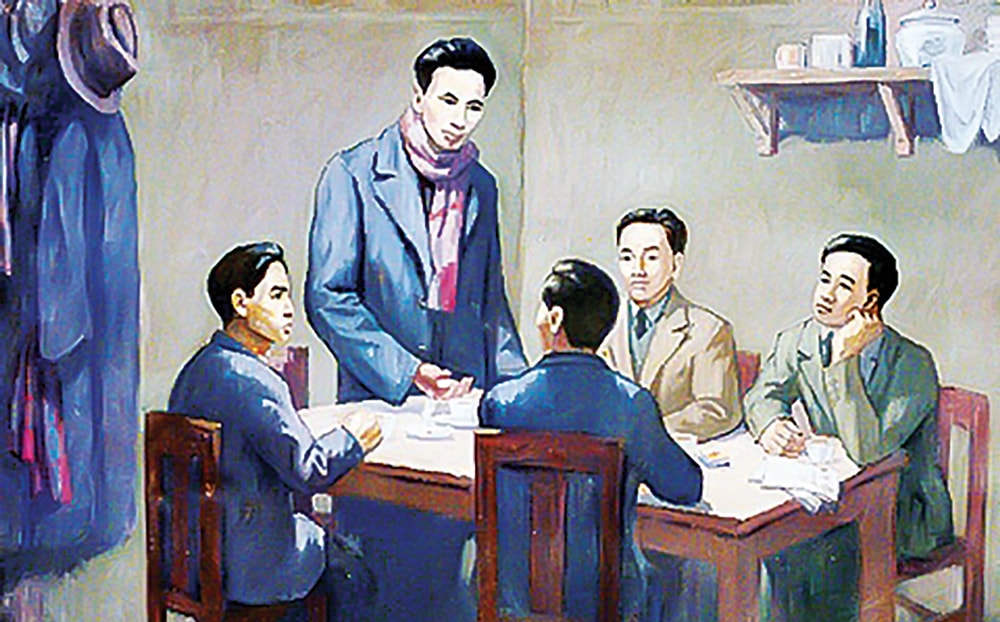 Hội nghị thành lập Đảng Cộng sản Việt Nam ngày 3/2/1930. Ảnh: Tư liệu
