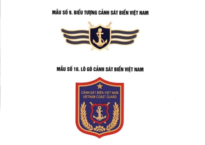 Mẫu logo Cảnh sát biển Việt Nam. Ảnh: VGP
