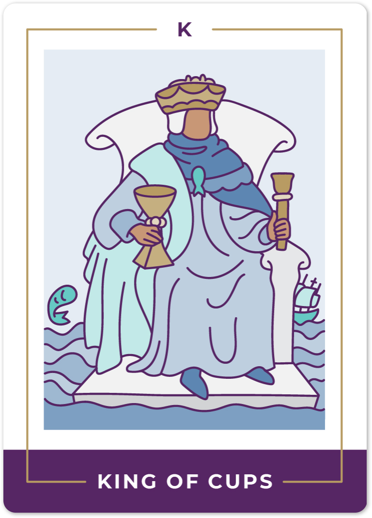 King of Cups Tarot Card Meanings | Biddy Tarot