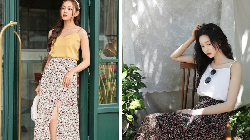 6 cách phối đồ cùng chân váy hoa cho ngày hè rực rỡ - BlogAnChoi
