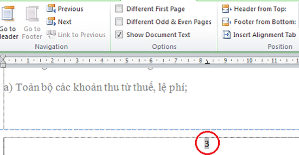 2 Cách xóa số trang ở trang bất kỳ trong Word