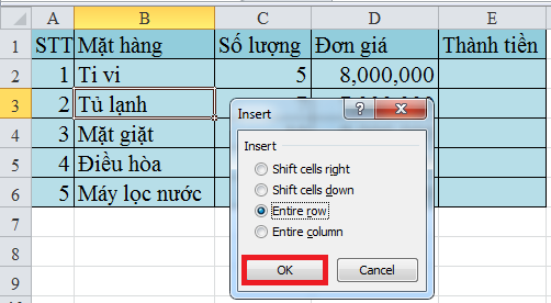 4 thao tác cơ bản chỉnh sửa bảng tính Excel bạn nên biết 