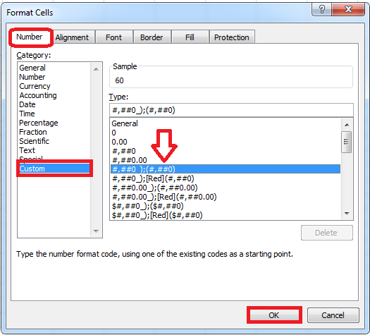 Hướng dẫn 2 cách đóng dấu ngoặc số âm trong Excel