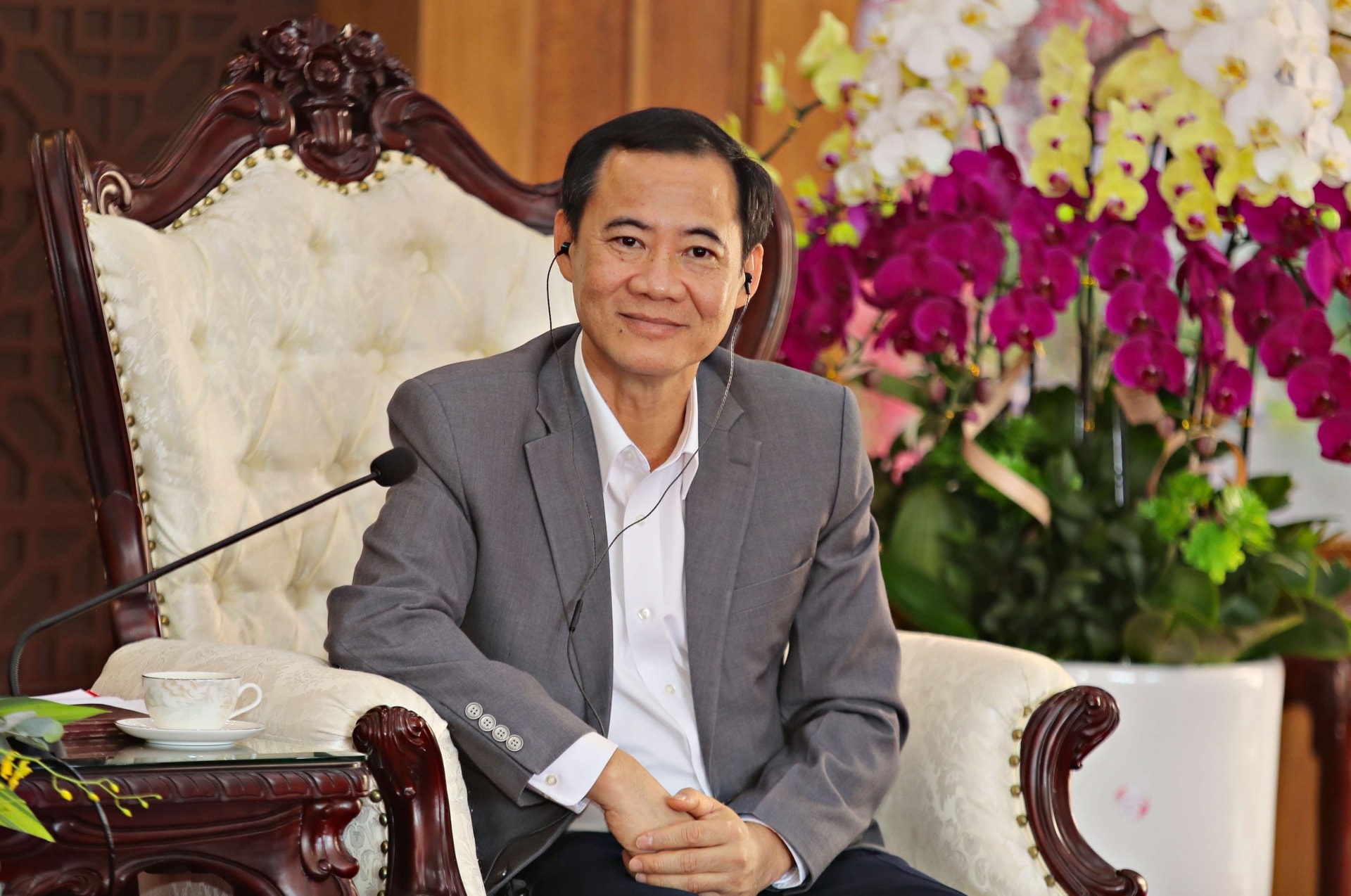 Đồng chí Nguyễn Thái Học - Quyền Bí thư Tỉnh uỷ Lâm Đồng tiếp xã giao, giới thiệu về tiềm năng, thế mạnh, vẻ đẹp của mảnh đất, con người Đà Lạt – Lâm Đồng